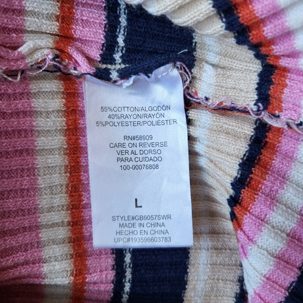 Y2K Striped Tank Top Dress Body Con - Picture 9 of 9